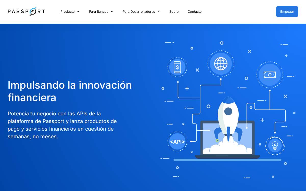 Passport website preview