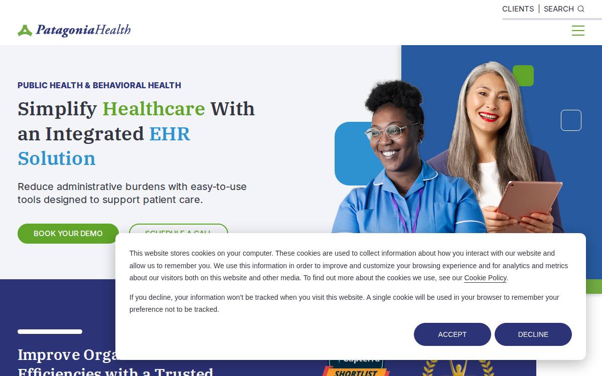 Patagonia Health Inc website preview