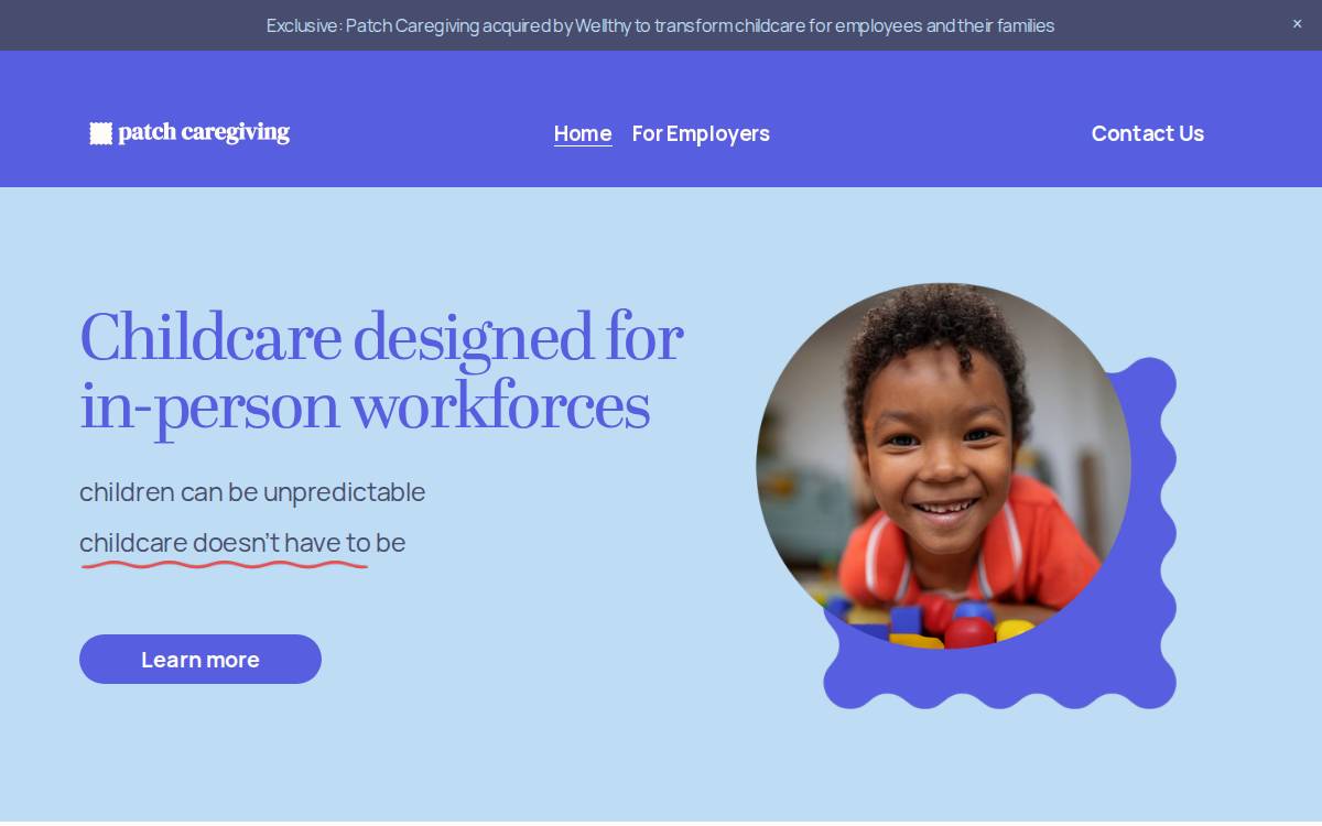 Patchcaregiving website preview