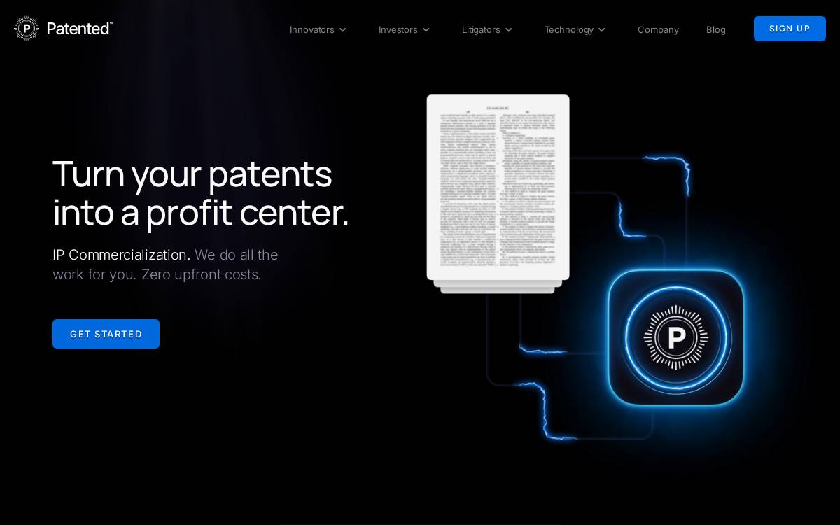 Patented website preview