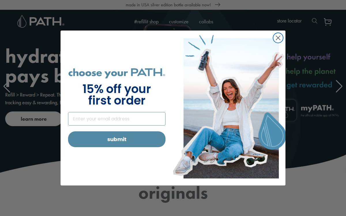 PATH Water website preview