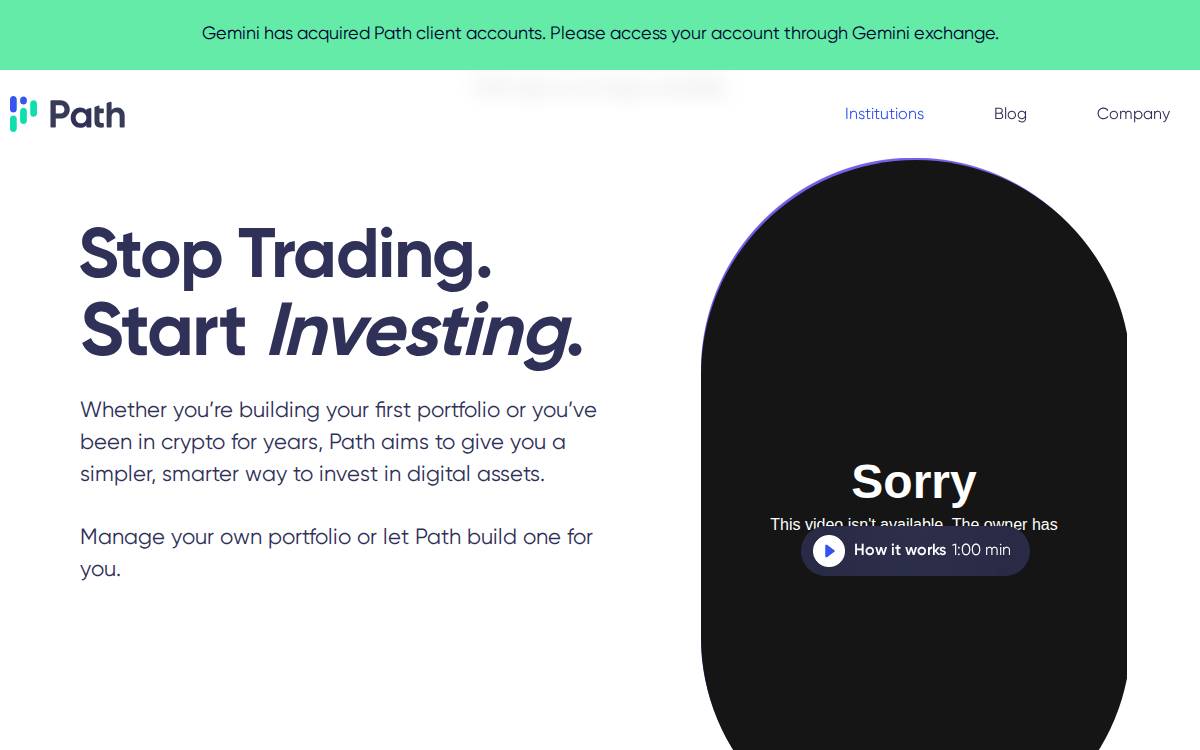 Pathcrypto website preview