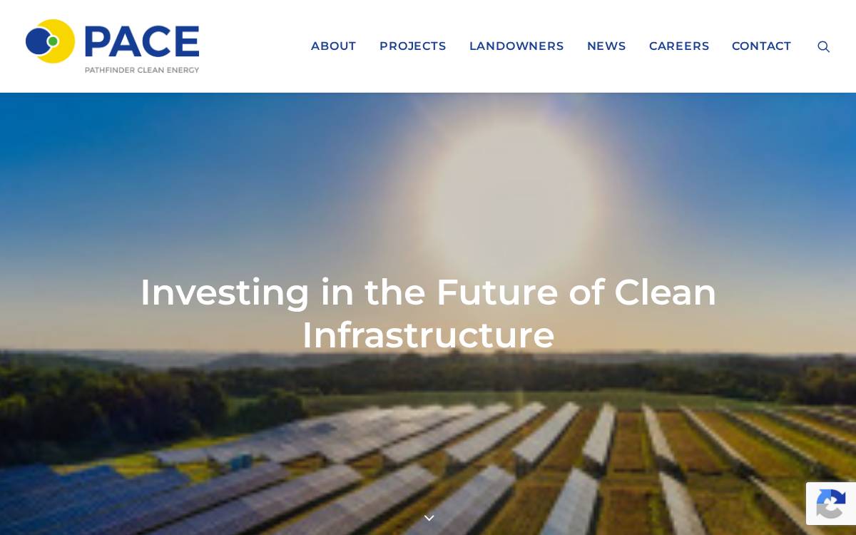 Pathfinder Clean Energy website preview