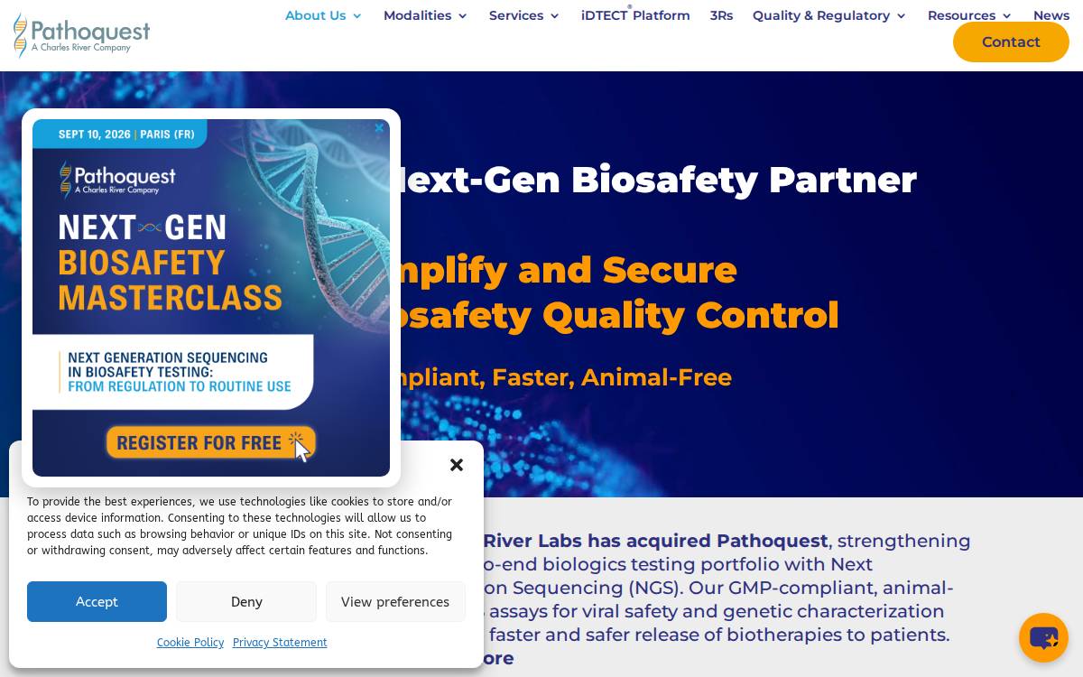 Pathoquest website preview
