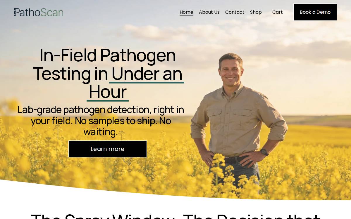 Pathoscan website preview