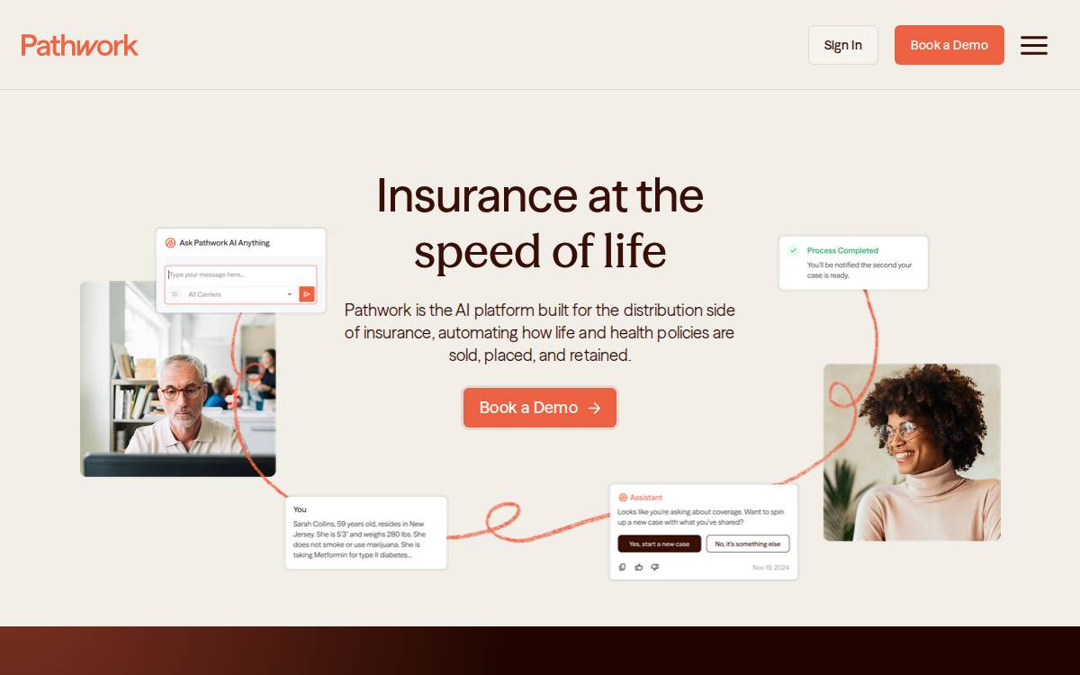 Pathwork website preview