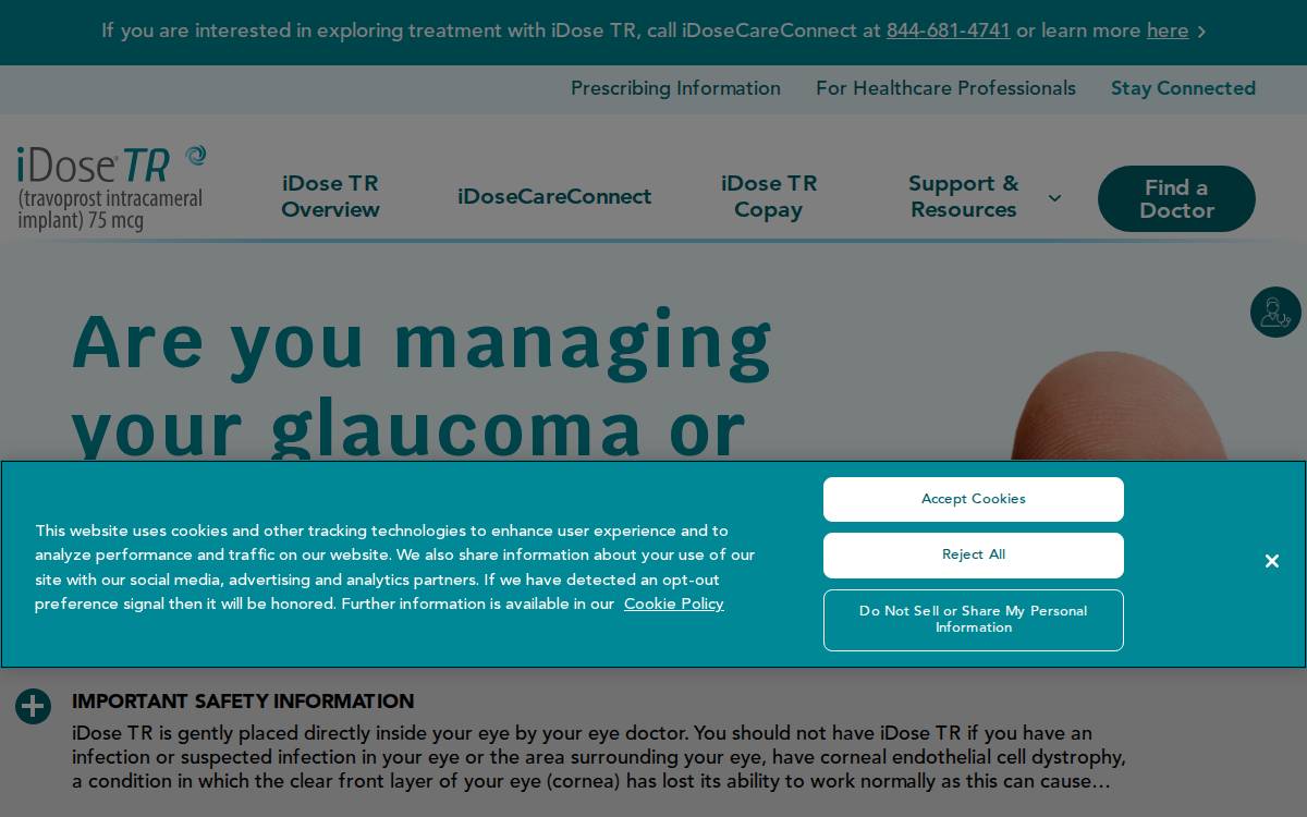 Patient Resources website preview