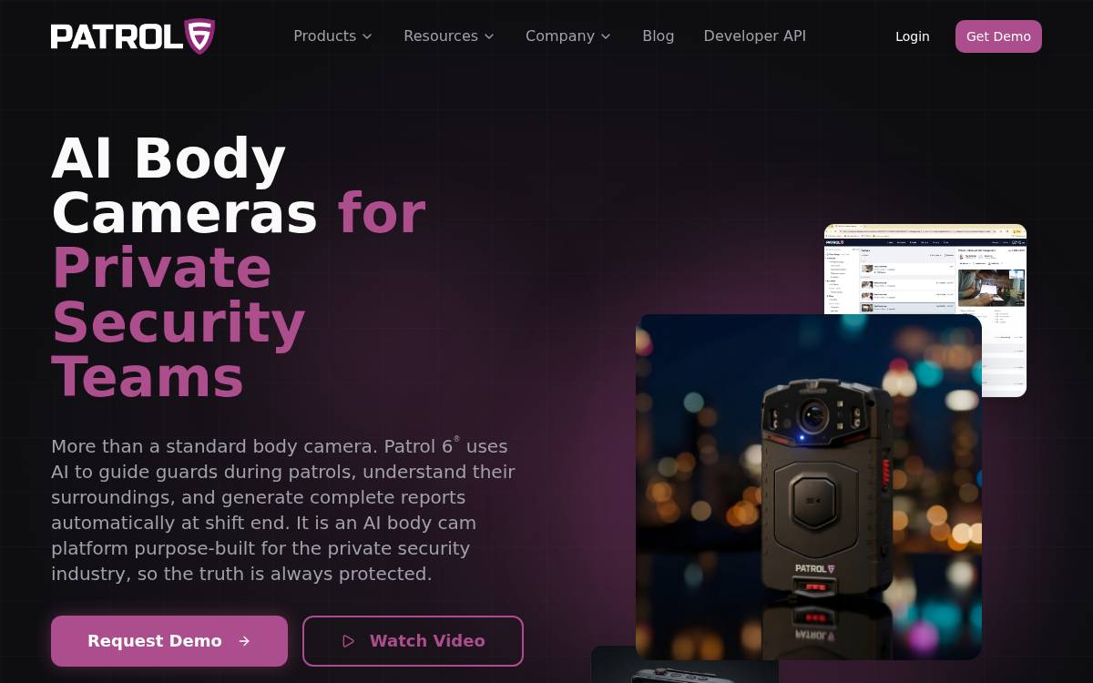 Patrol 6 website preview