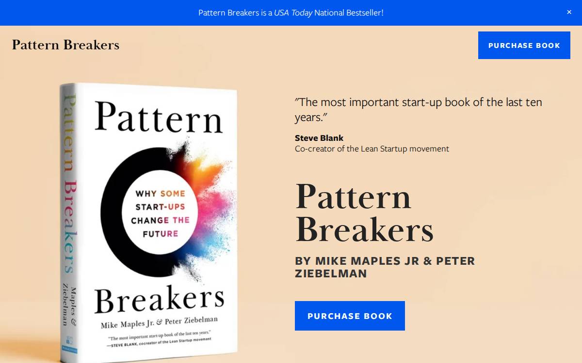 Pattern Breakers website preview