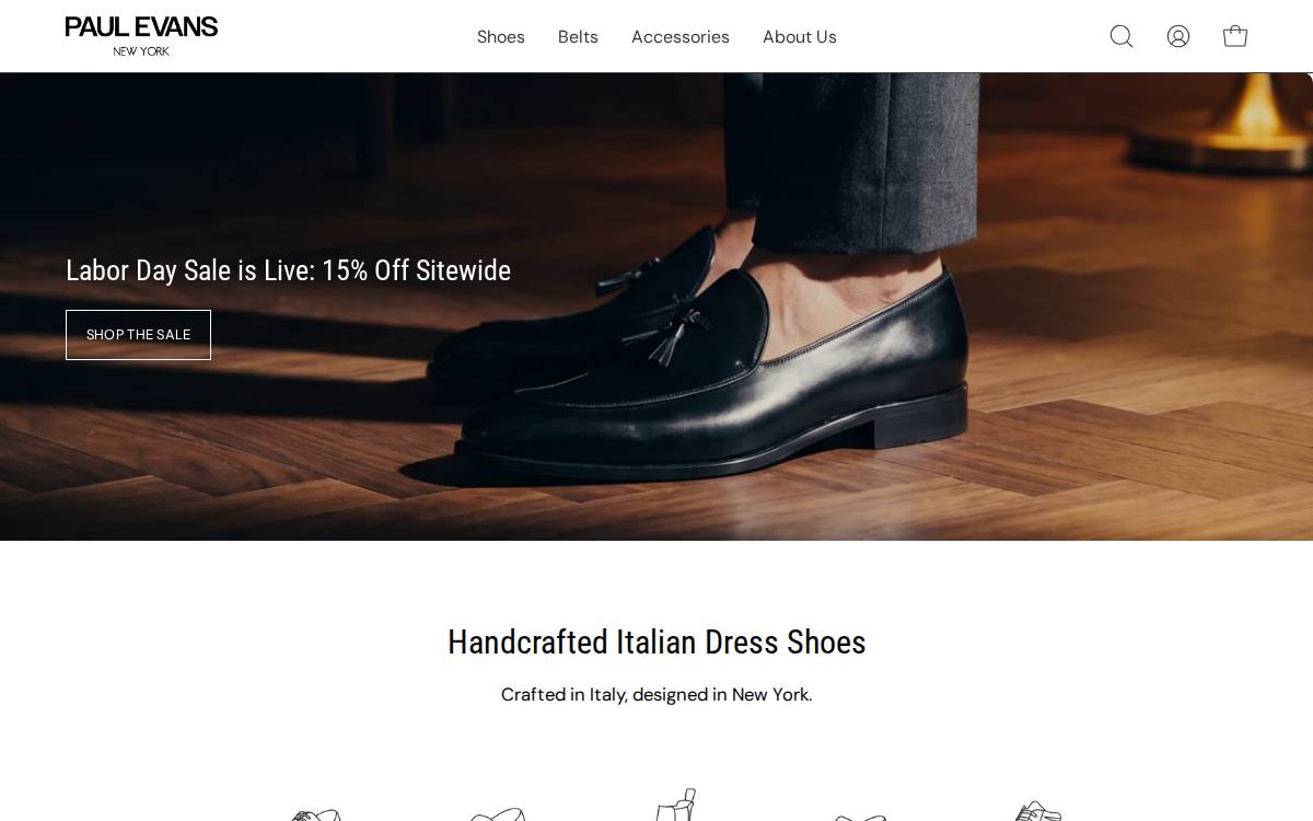 Paulevansny website preview