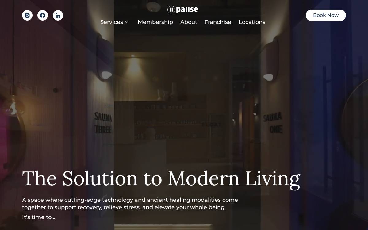 Pause website preview
