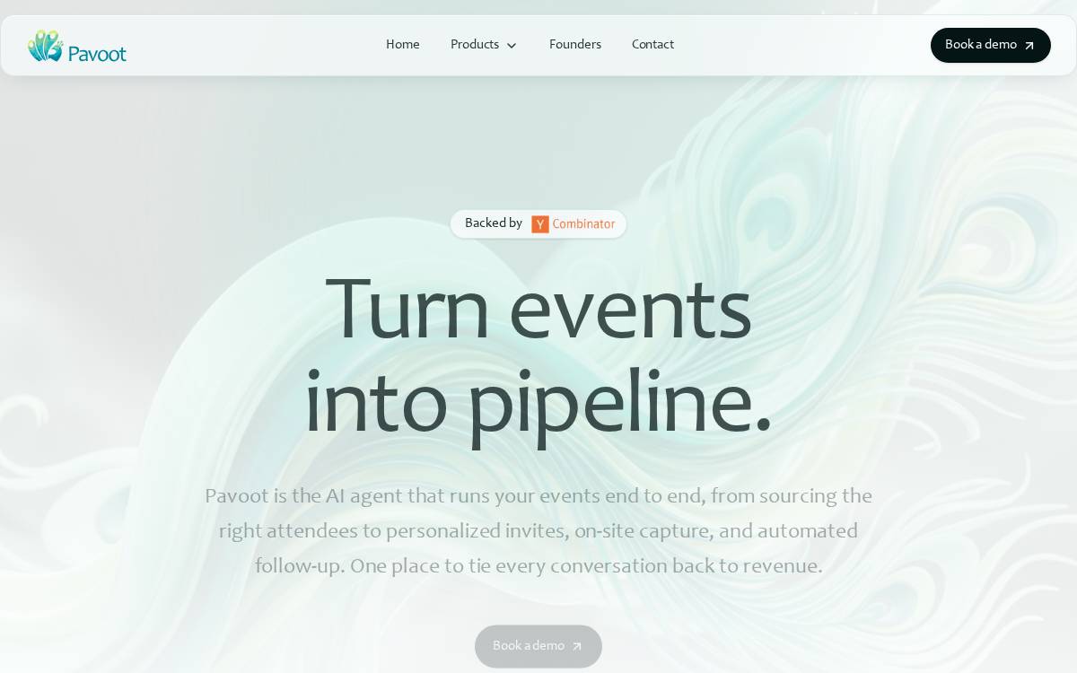 Pavoot website preview