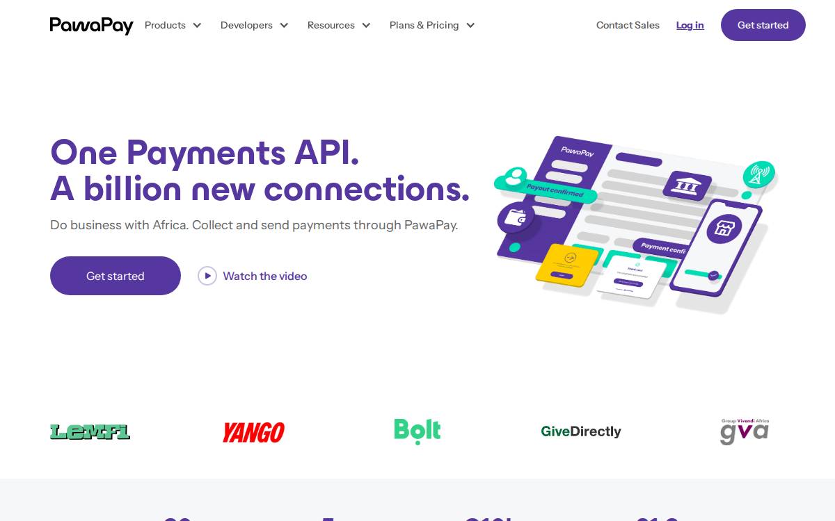 PawaPay website preview