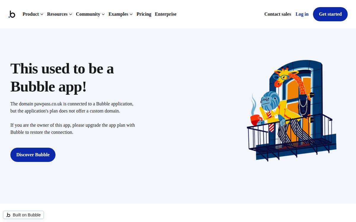 Pawpass website preview