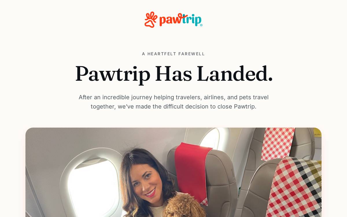 Pawtrip website preview