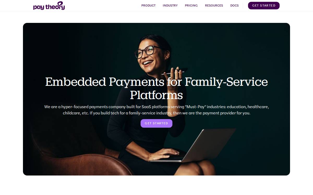 Pay Theory website preview