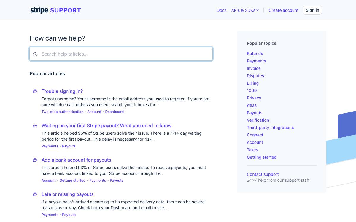 Payable website preview
