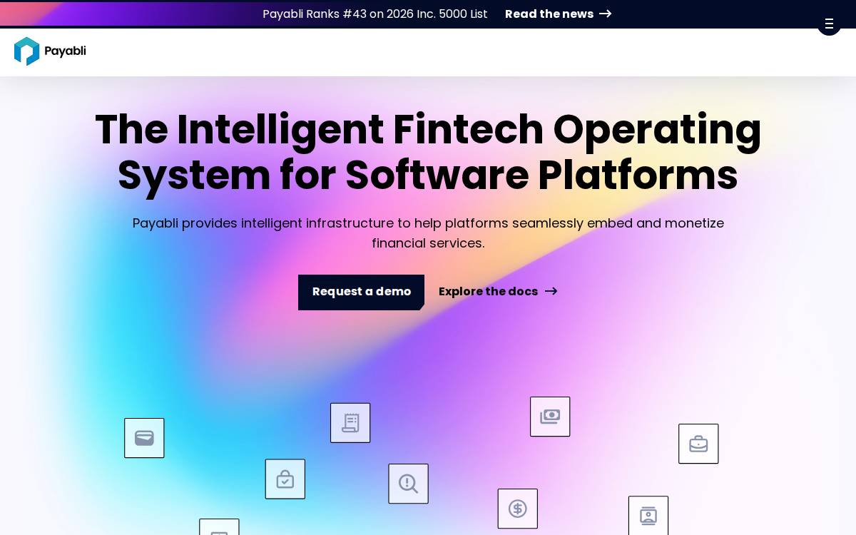Payabli website preview