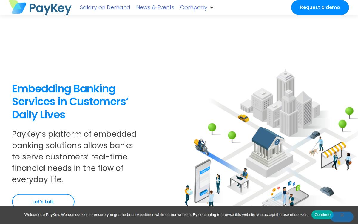 PayKey website preview