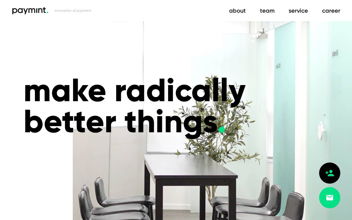 Paymint website preview