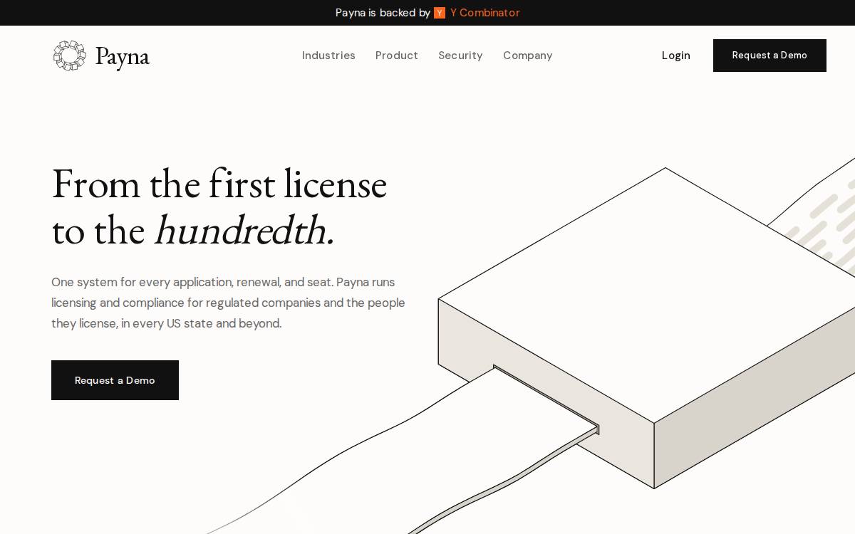 Payna website preview
