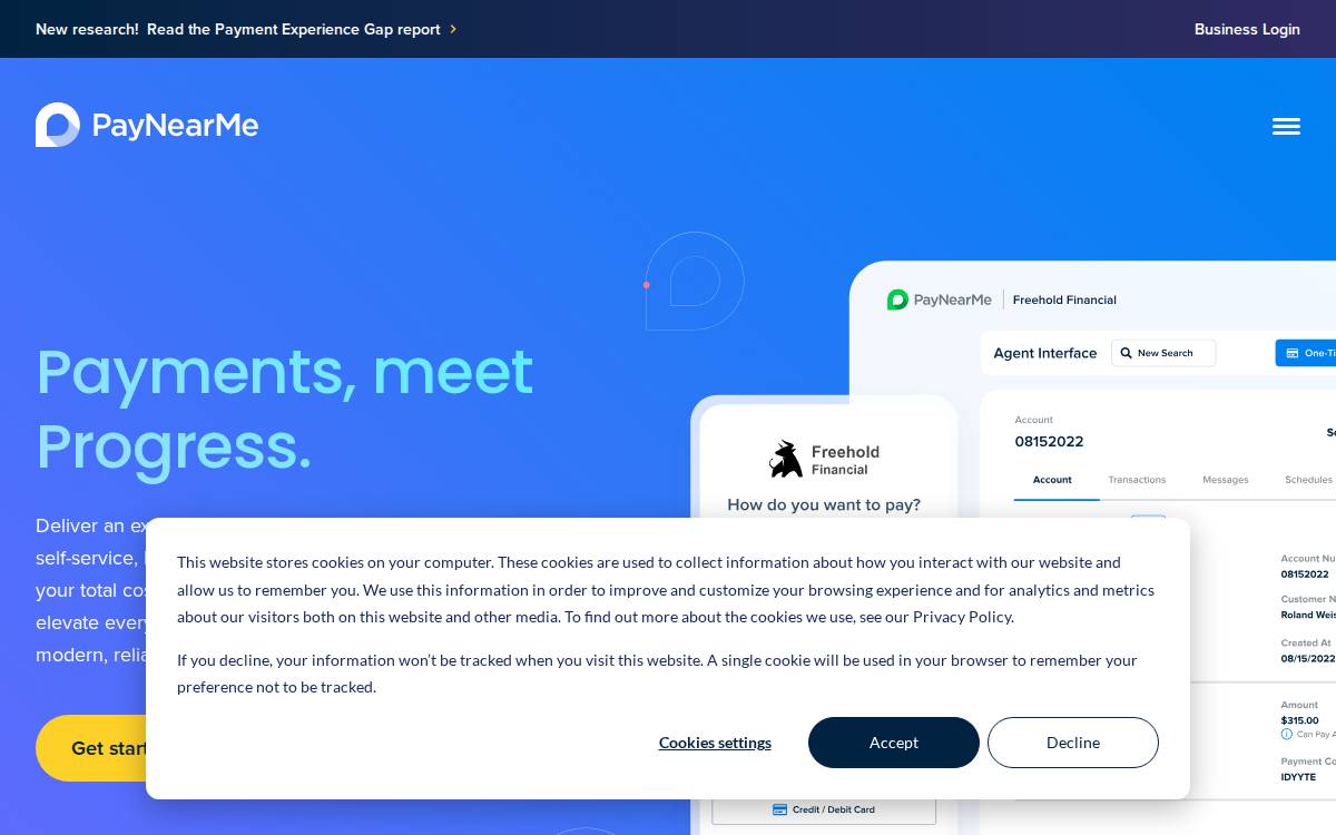 PayNearMe website preview