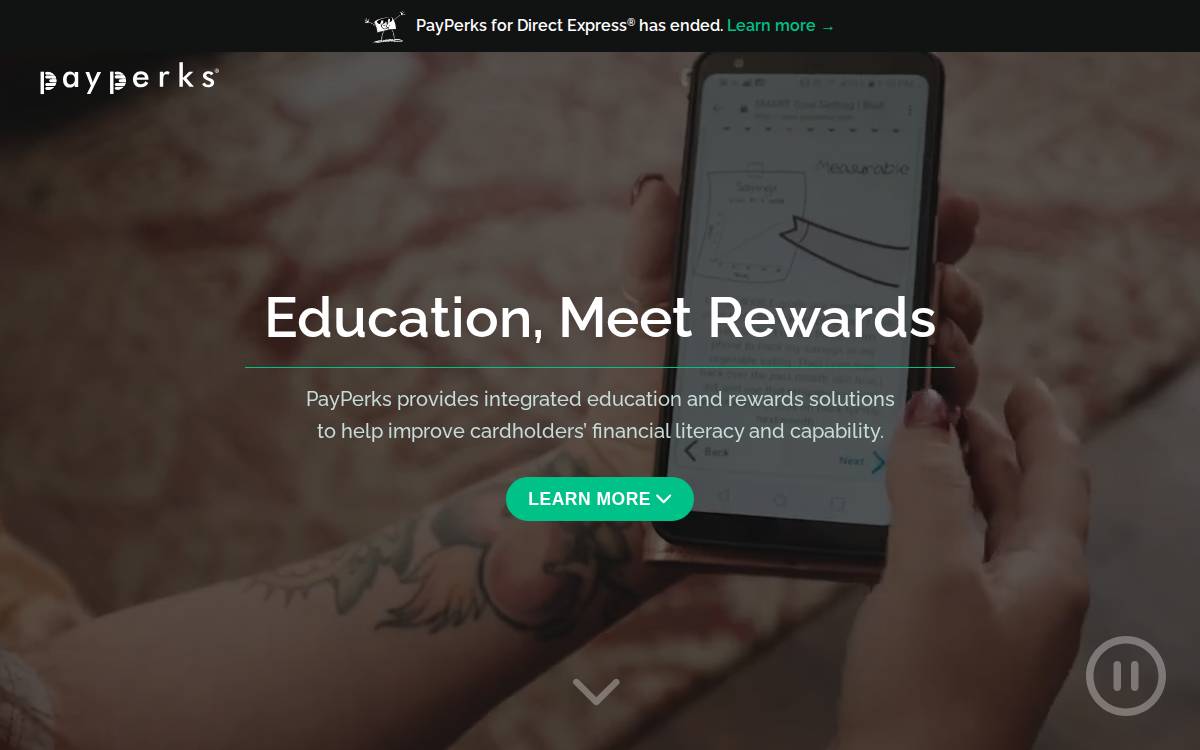 Payperks website preview