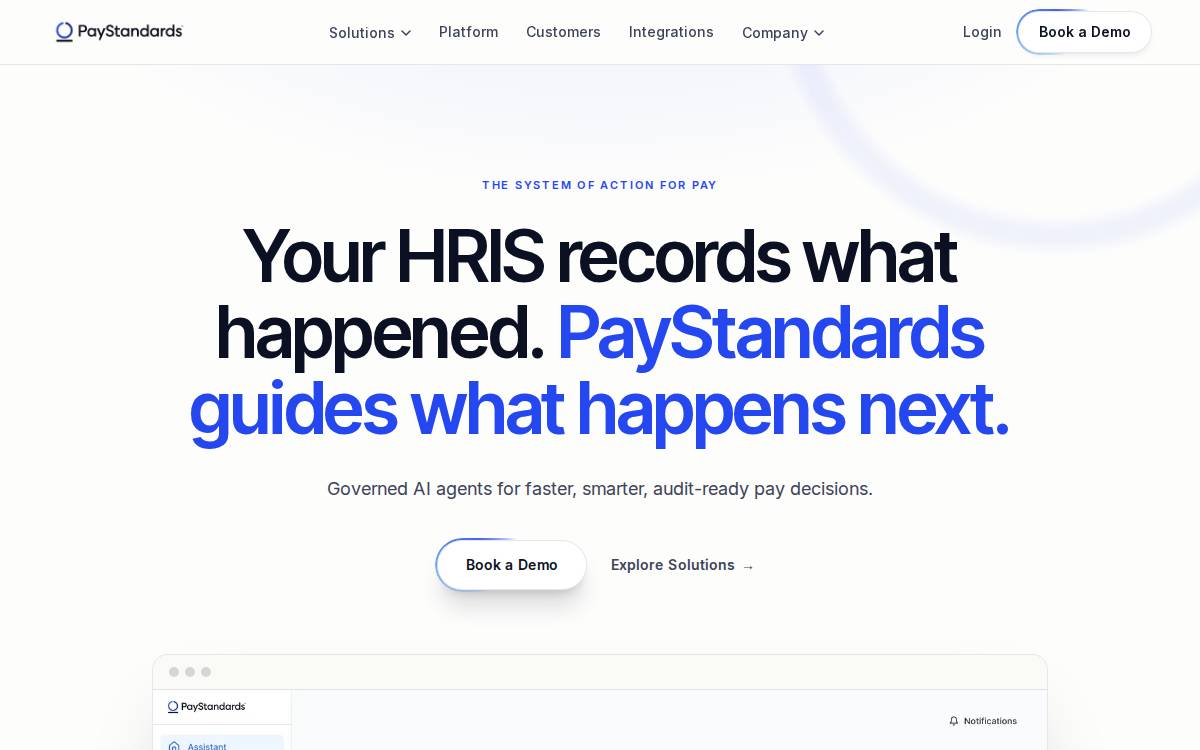 PayStandards website preview