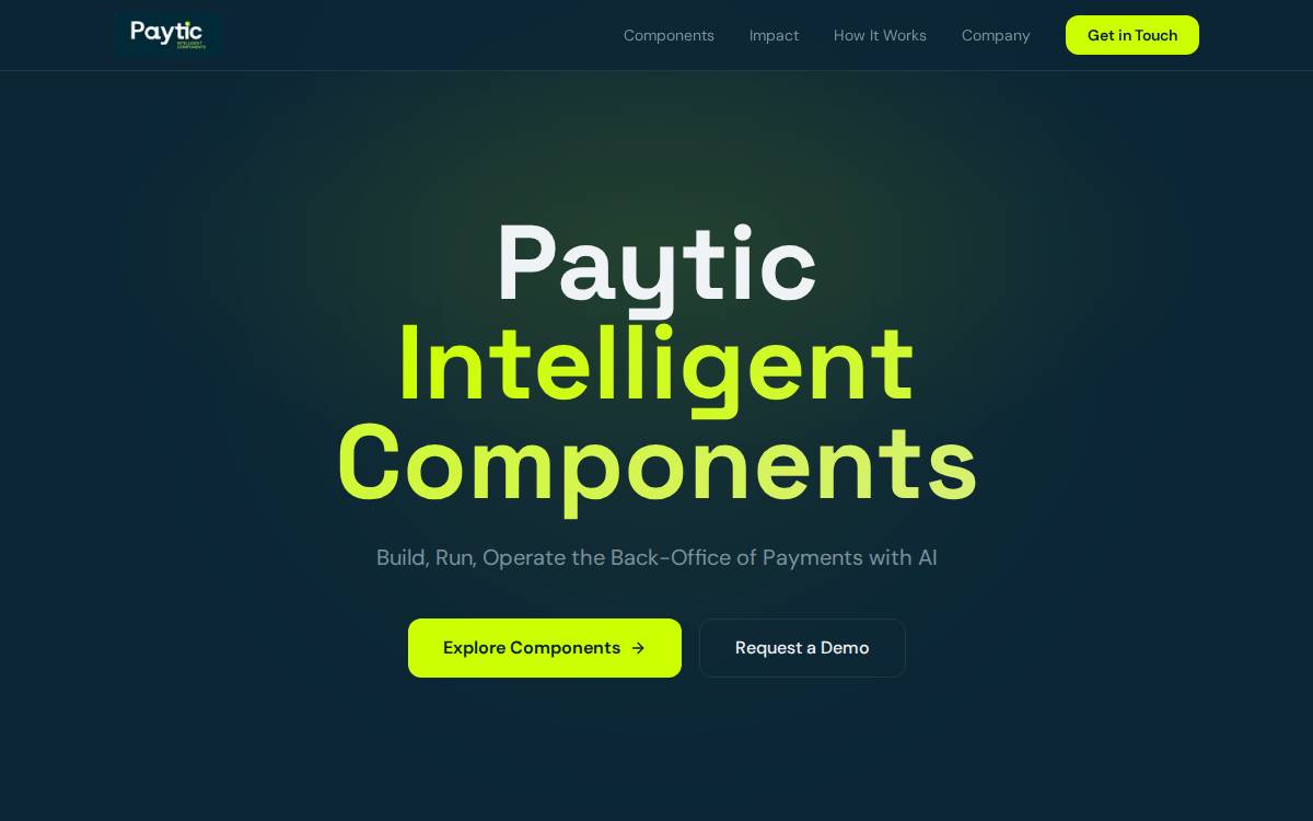 PayTic website preview