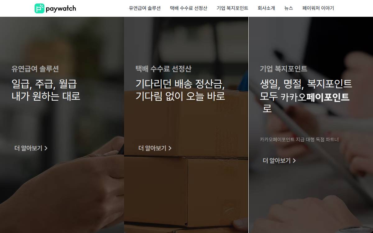 Paywatch website preview