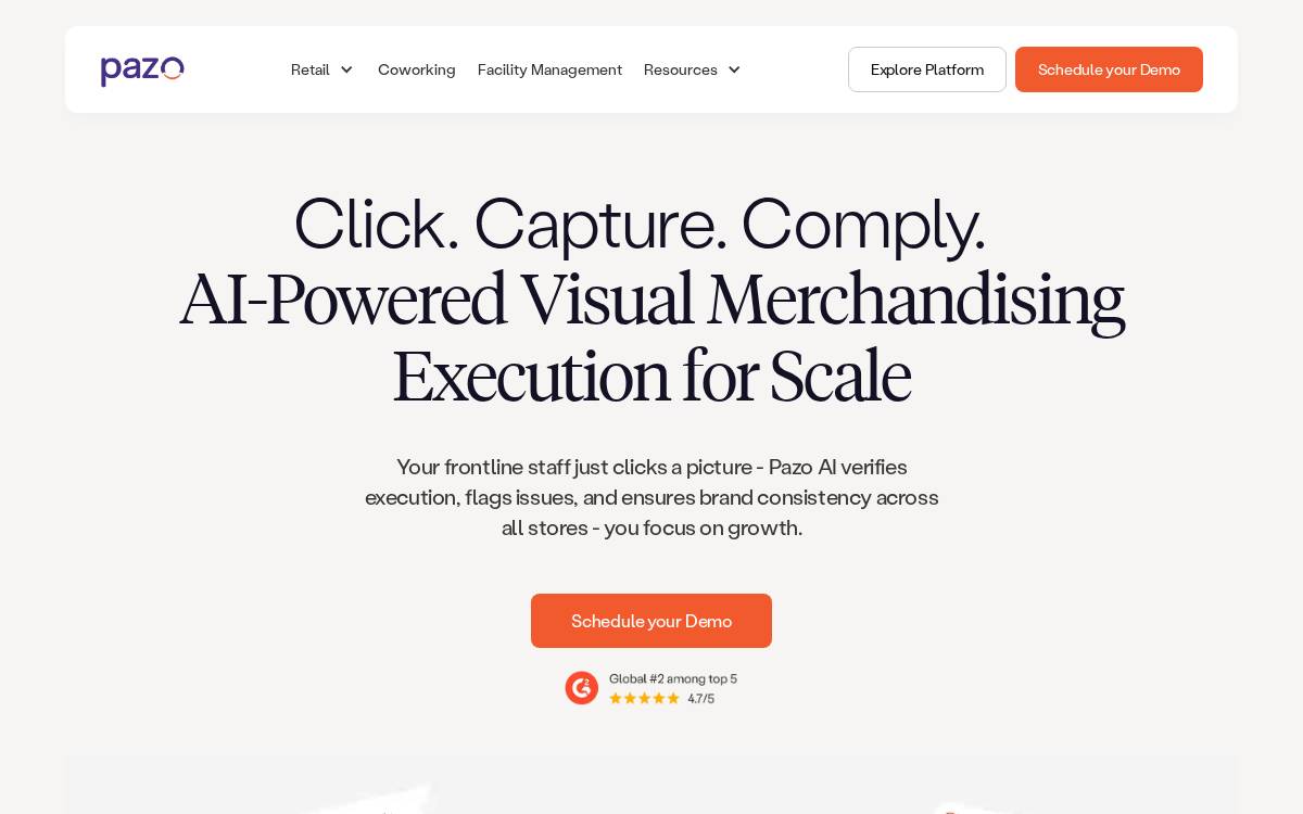 PAZO website preview