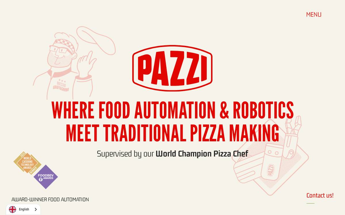Pazzi website preview