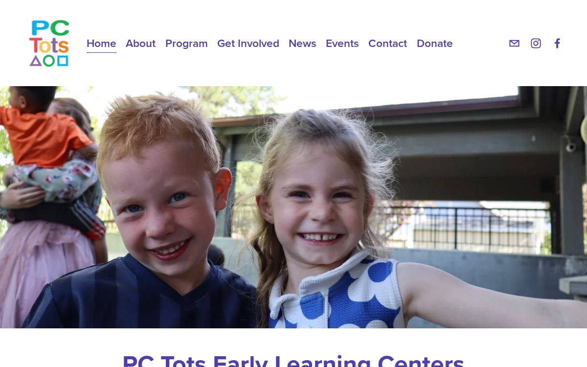 Pctots website preview