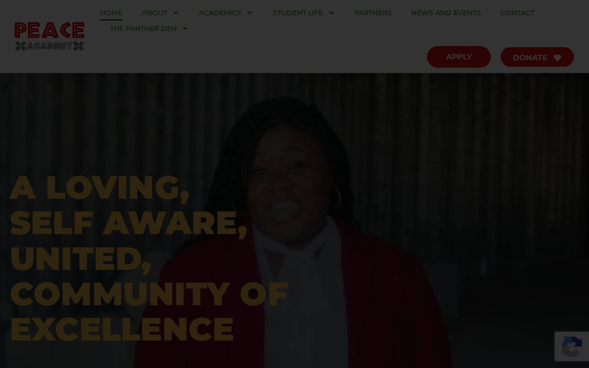 Peaceacademycharter website preview