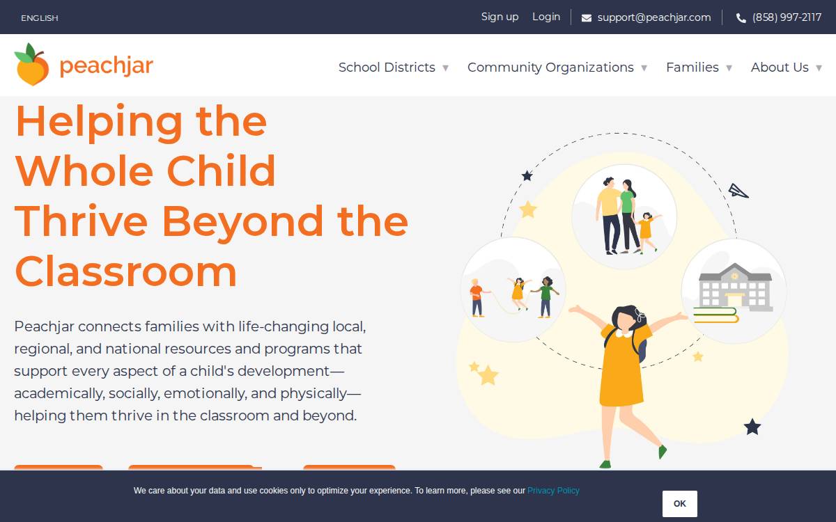 PeachJar website preview