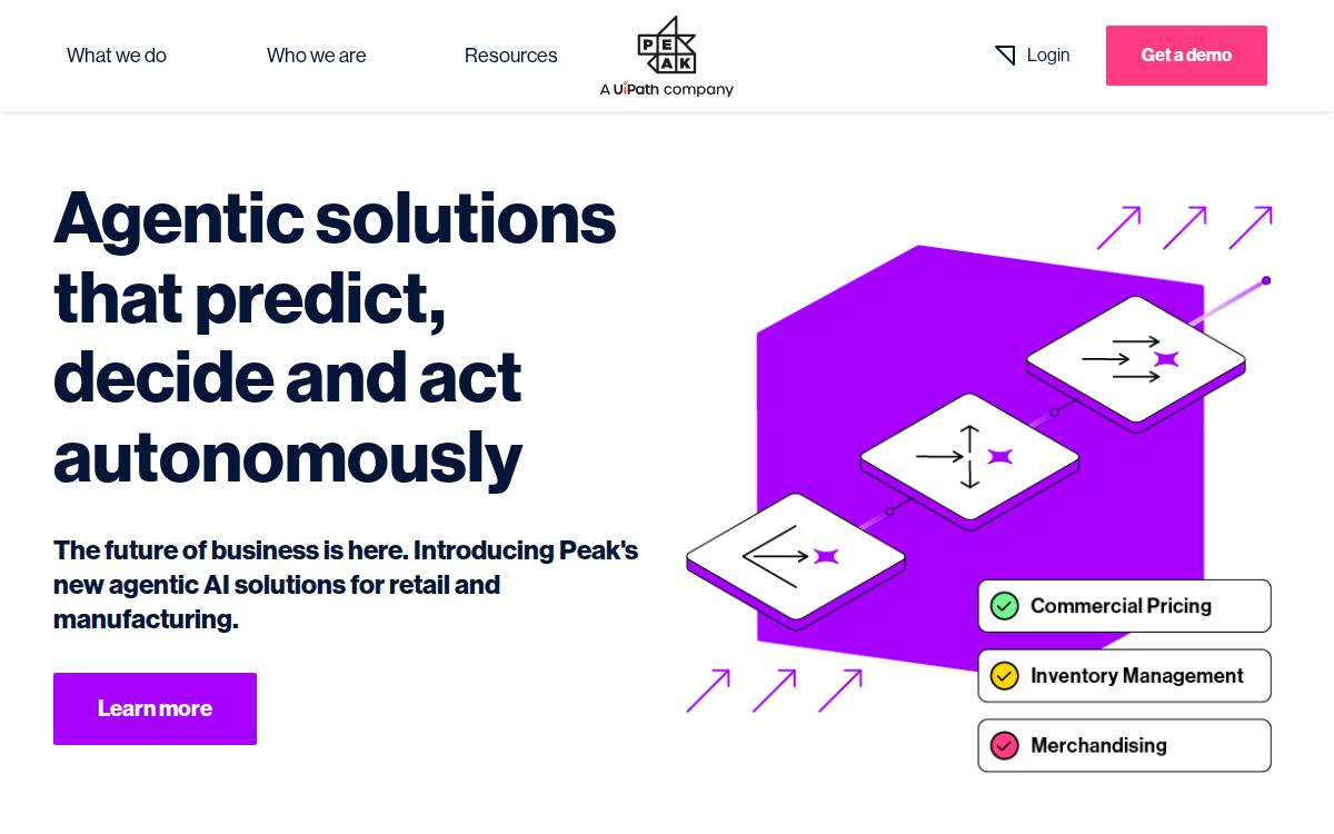 Peak Ai website preview