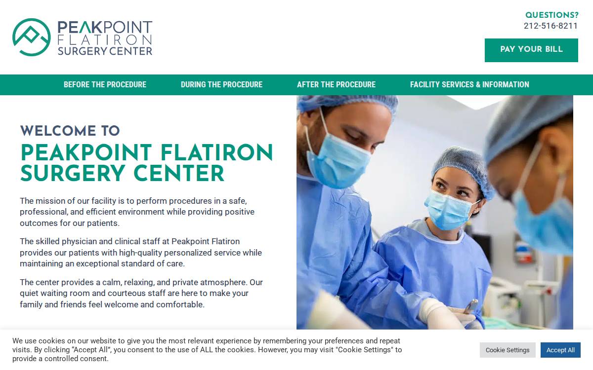Peakpoint Flatiron website preview