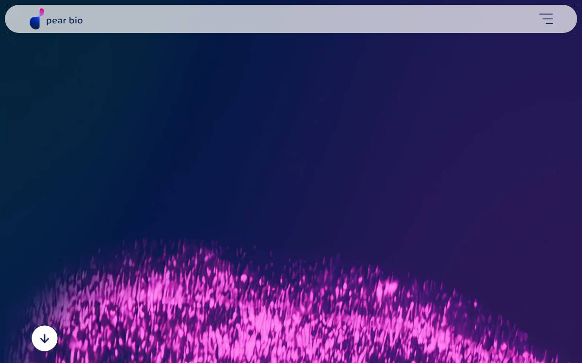 Pear Bio website preview