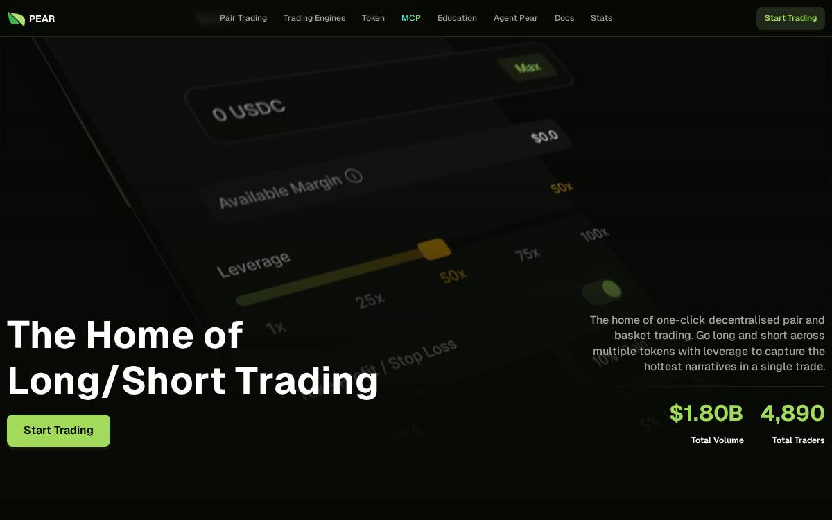 Pear website preview