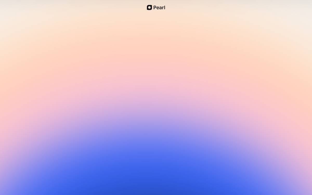 Pearl website preview