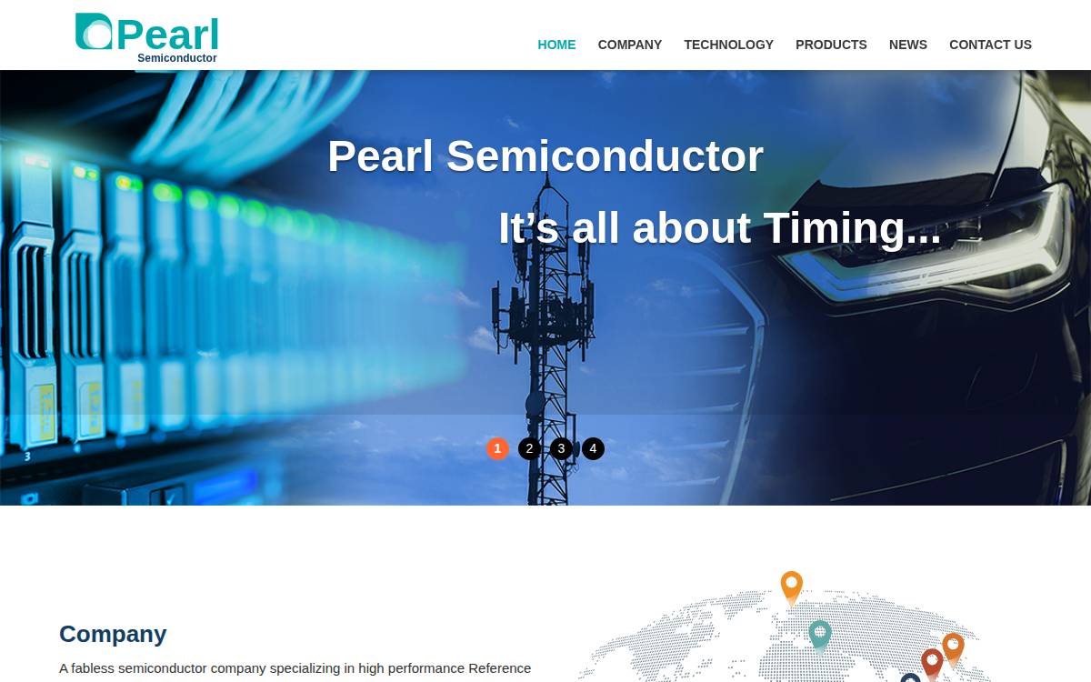 Pearl website preview