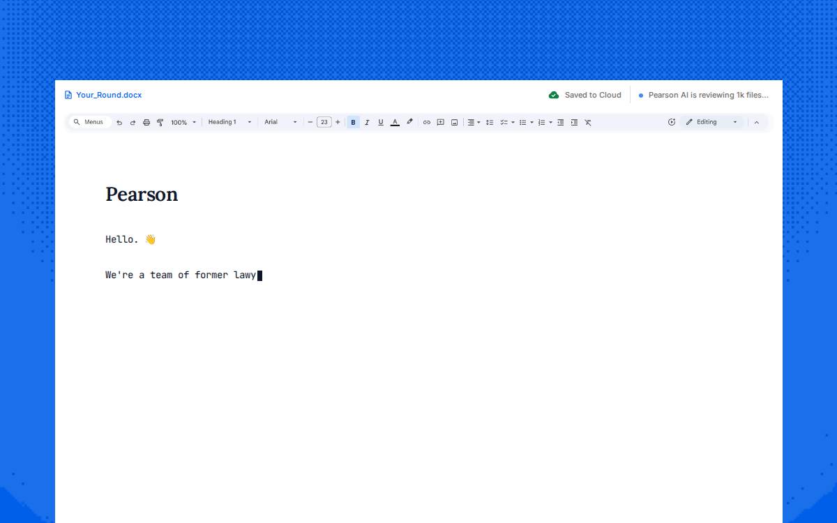 Pearson Labs website preview