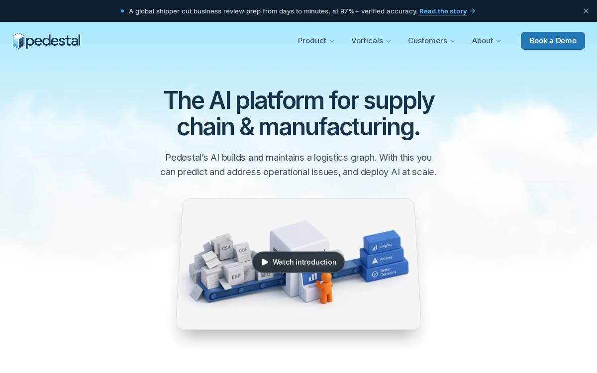 Pedestal website preview