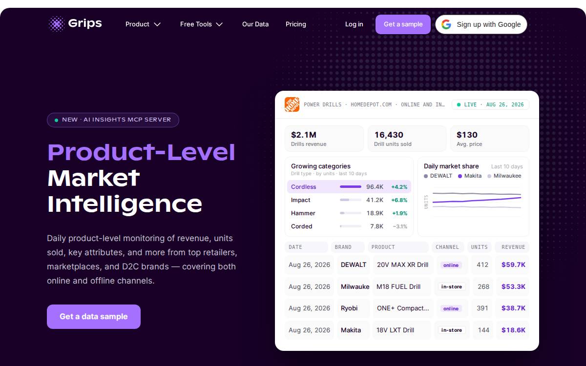 Peekd website preview