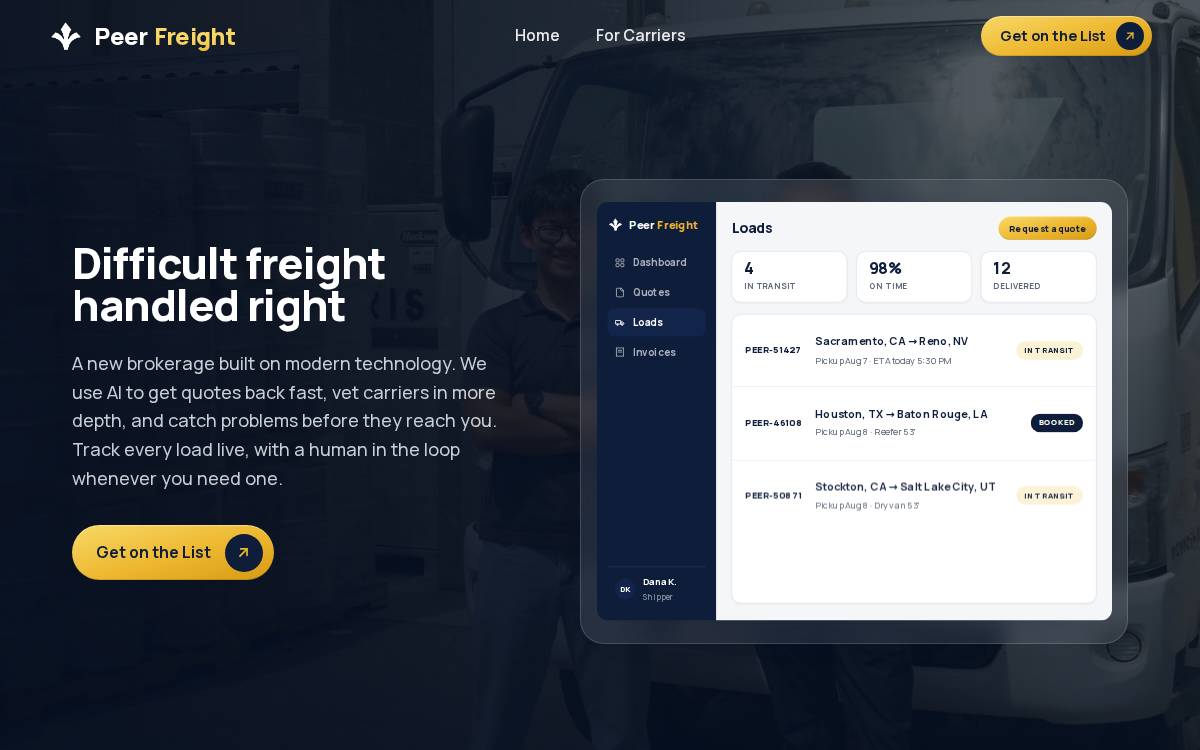 Peer website preview