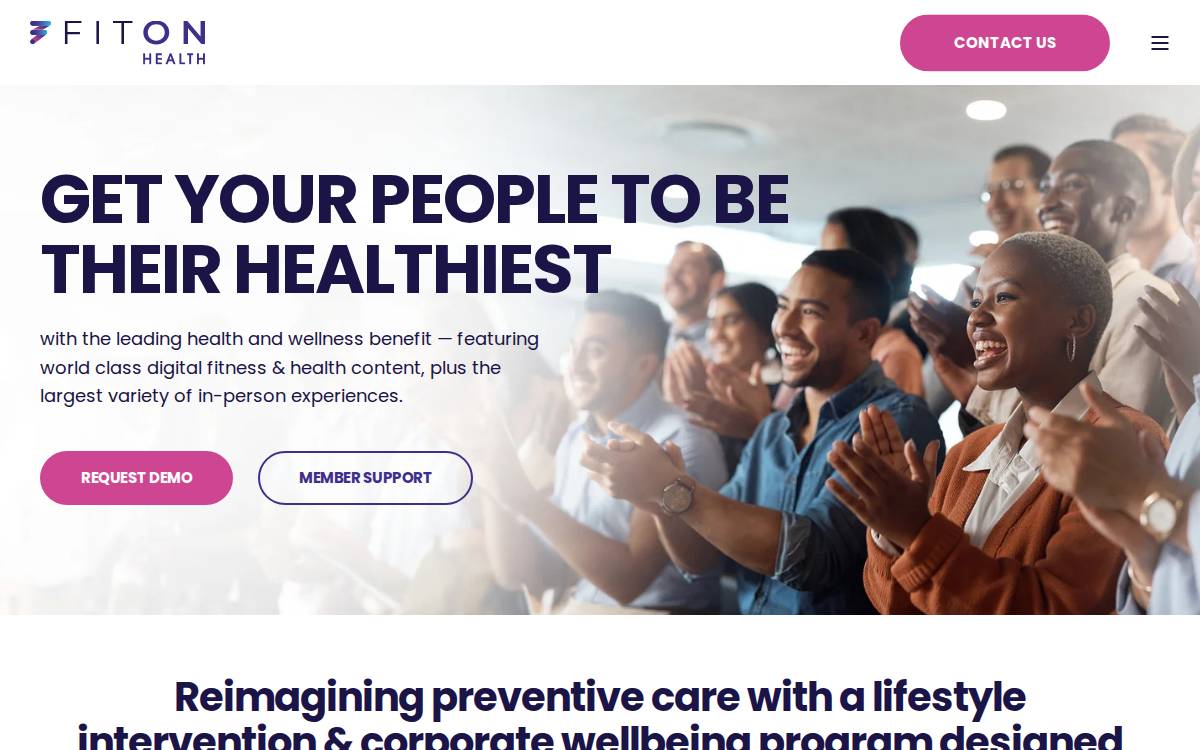 Peerfit website preview