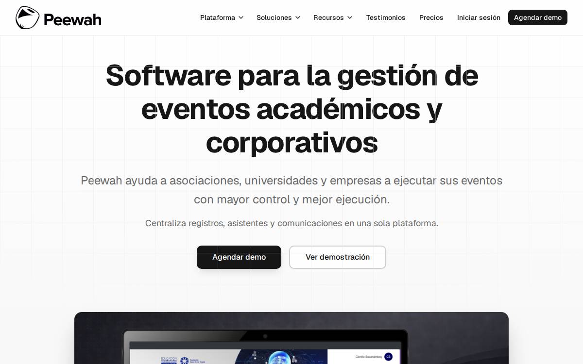 Peewah website preview
