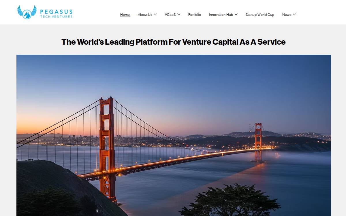 Pegasus Tech Ventures website preview