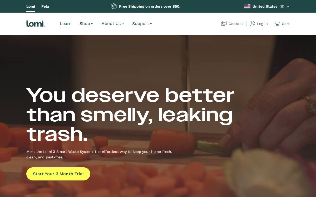 Pela website preview