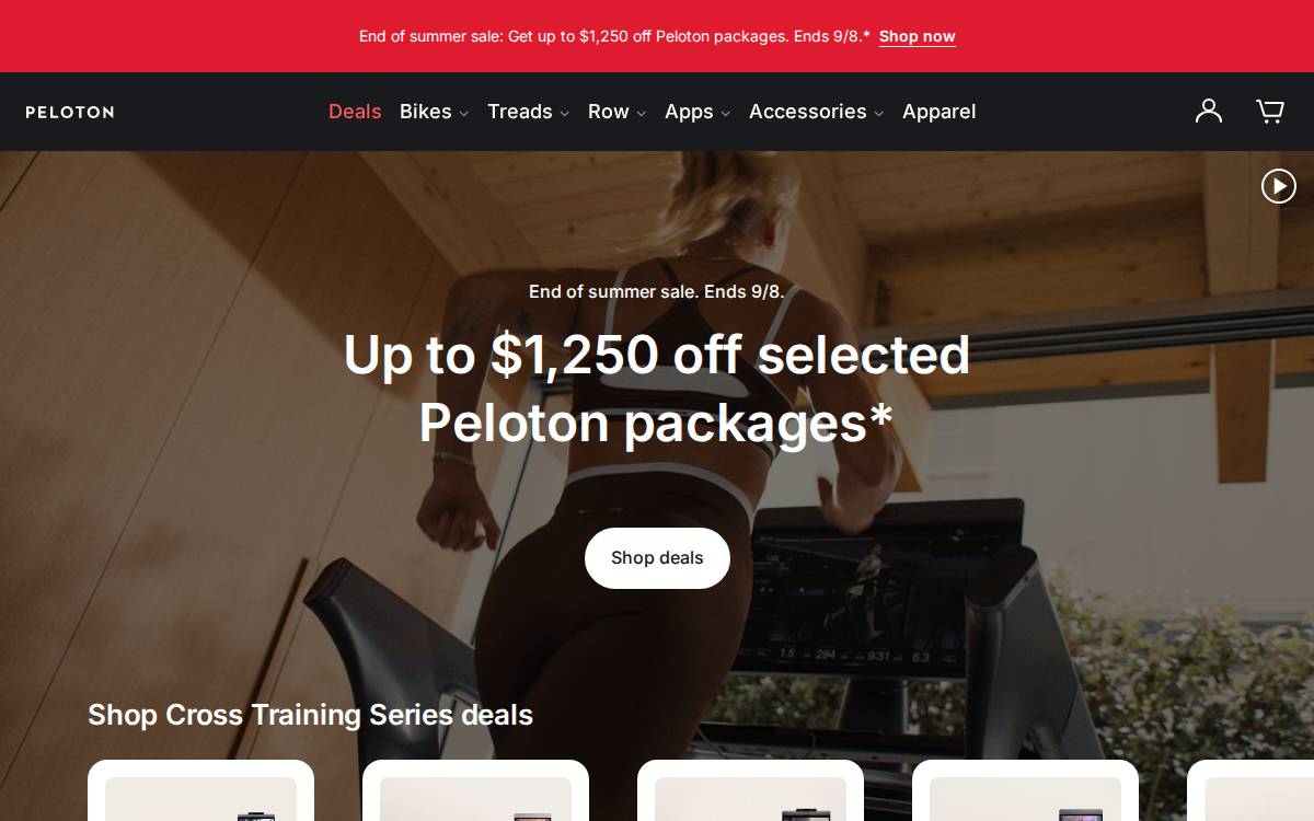 Pelotoncycle website preview